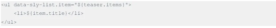 data-sly-list